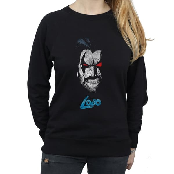 DC Comics Dam/Tjej Lobo Face Sweatshirt