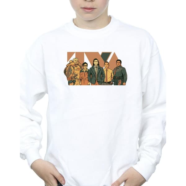 Marvel Boys Loki TVA Group Sweatshirt
