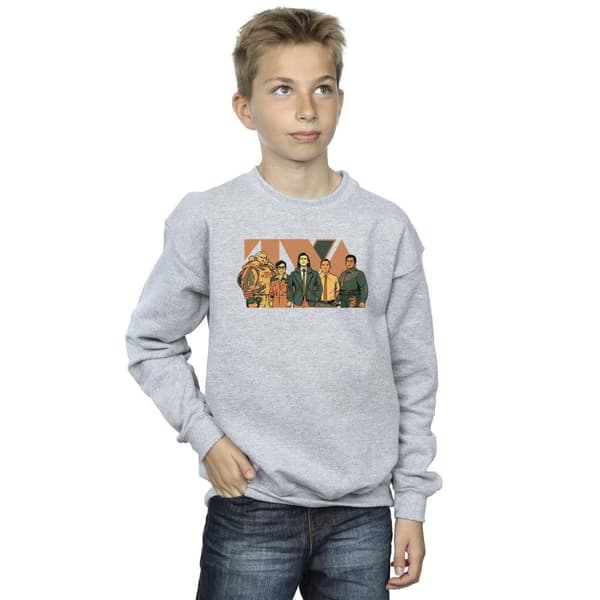 Marvel Boys Loki TVA Group Sweatshirt