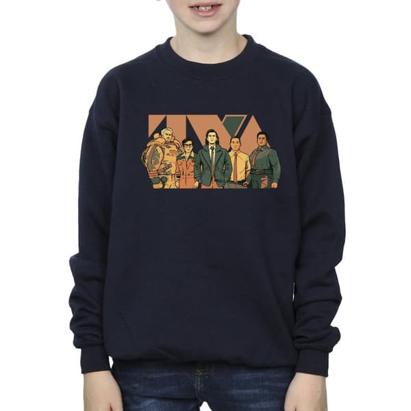 Marvel Pojkar Loki TVA Group Sweatshirt