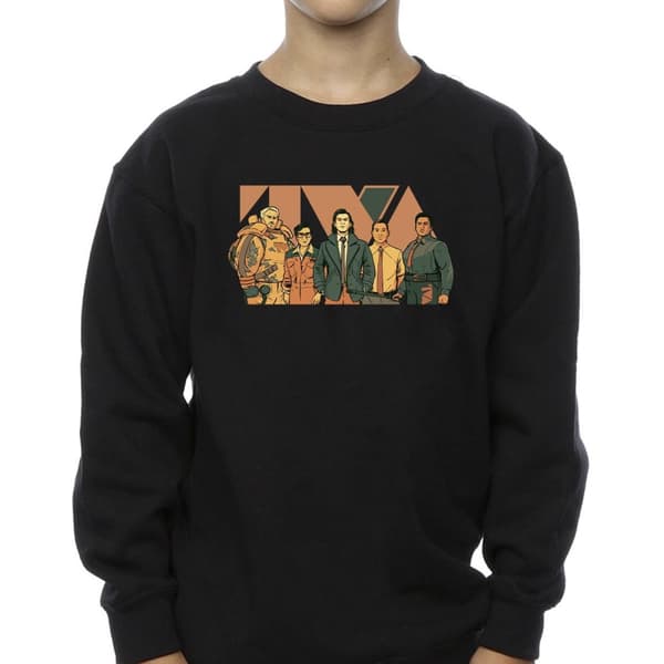 Marvel Boys Loki TVA Group Sweatshirt