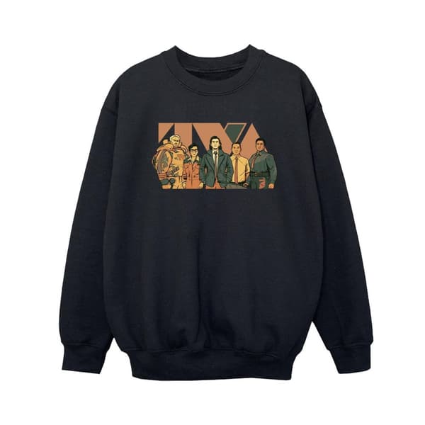 Marvel Boys Loki TVA Group Sweatshirt