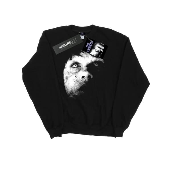 The Exorcist Mens Regan Demon Face Sweatshirt Black XXL