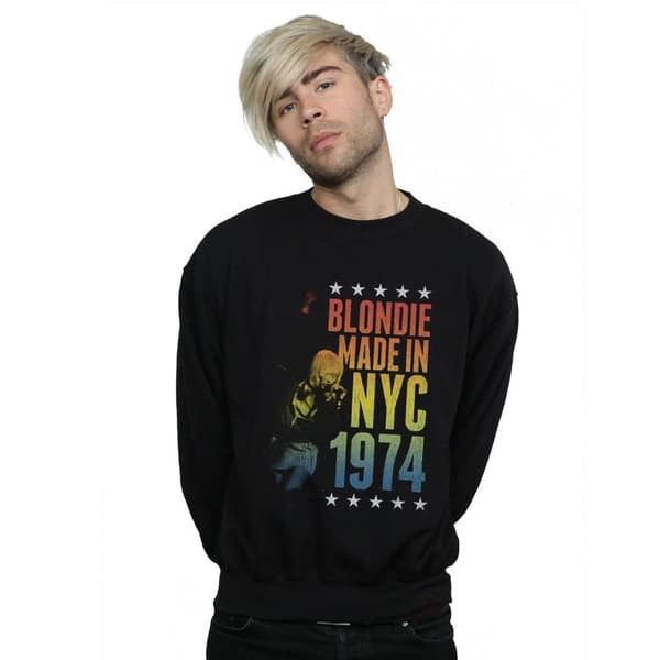 Blondie Mens Rainbow NYC Sweatshirt