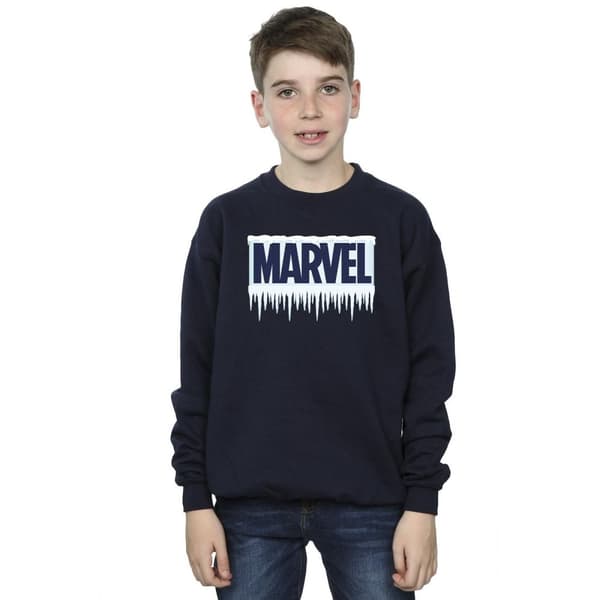 Marvel Boys Icicle Logo Sweatshirt