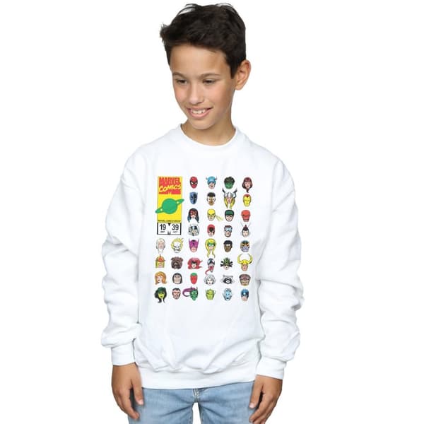 Marvel Sweatshirt för pojkar - Marvel Comics Heads Cover