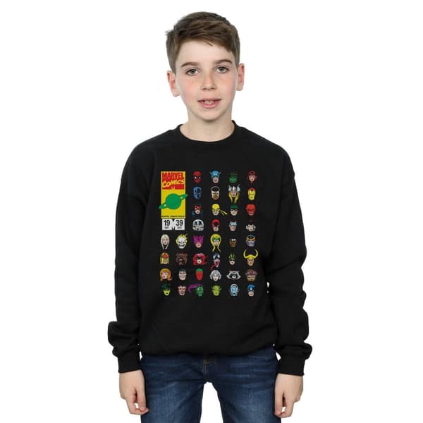 Marvel Sweatshirt för pojkar - Marvel Comics Heads Cover