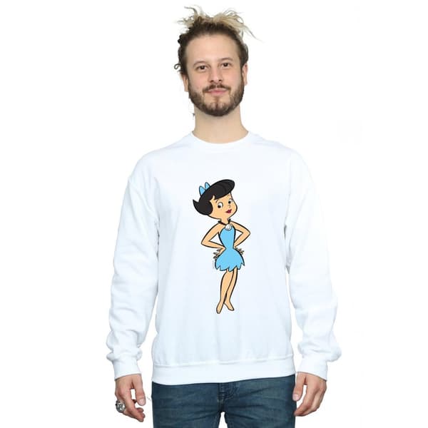 The Flintstones Mens Betty Rubble Classic Pose Sweatshirt