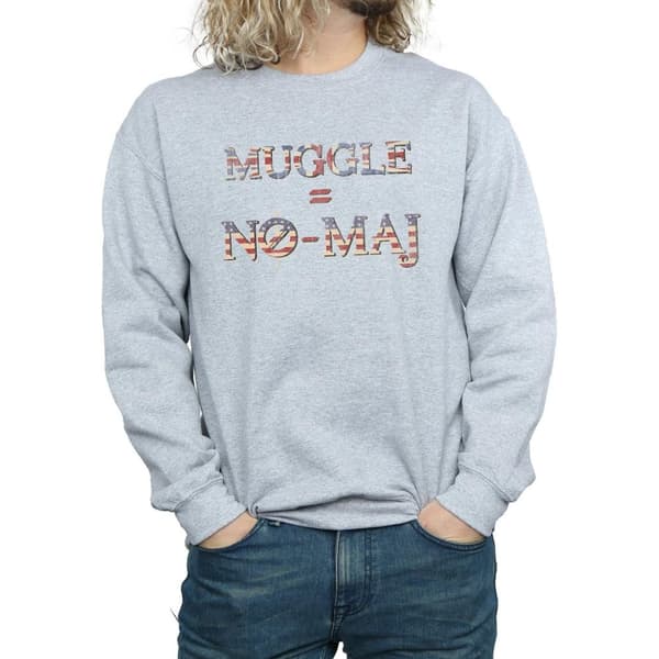 Fantastic Beasts Mens No Muggle No Maj Sweatshirt