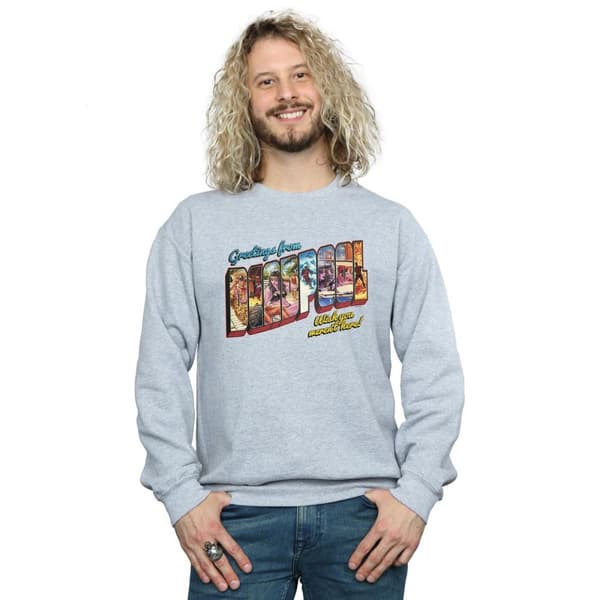 Marvel Mens Deadpool Greetings Sweatshirt
