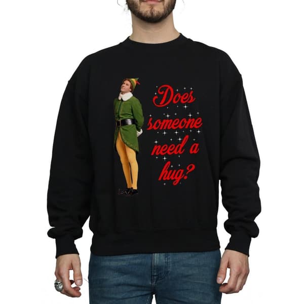 Elf Mens Hug Buddy Sweatshirt