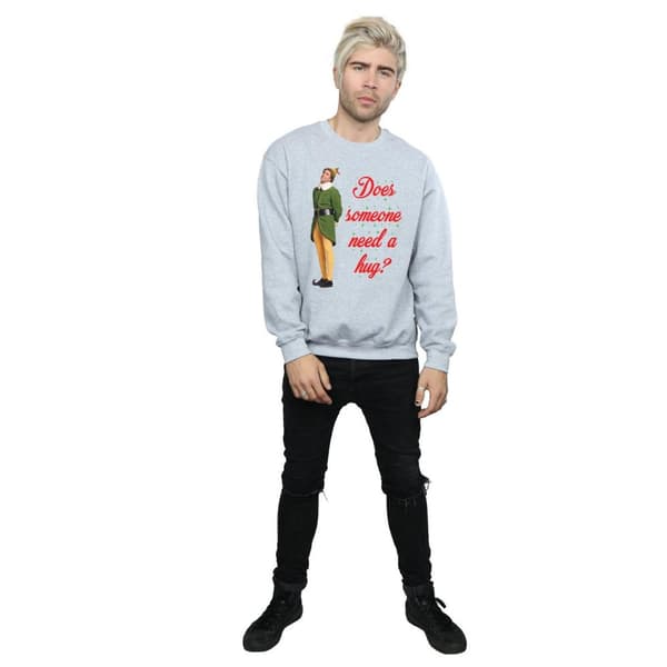 Elf Mens Hug Buddy Sweatshirt
