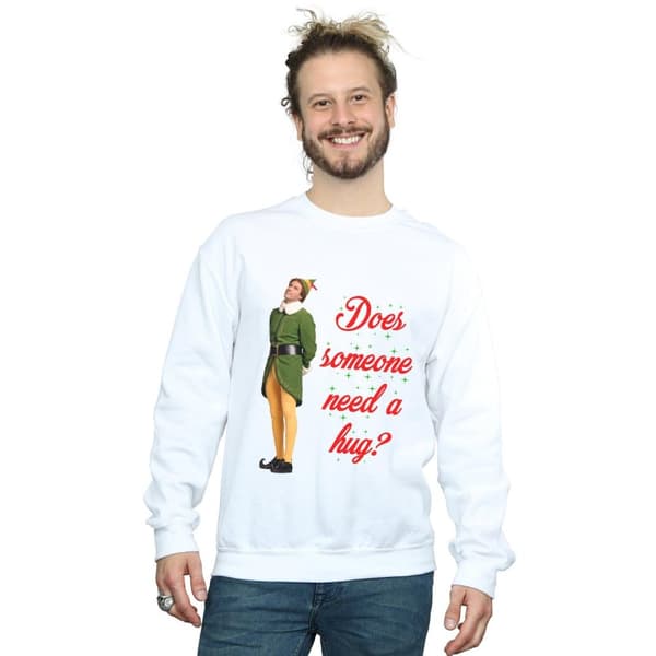 Elf Mens Hug Buddy Sweatshirt
