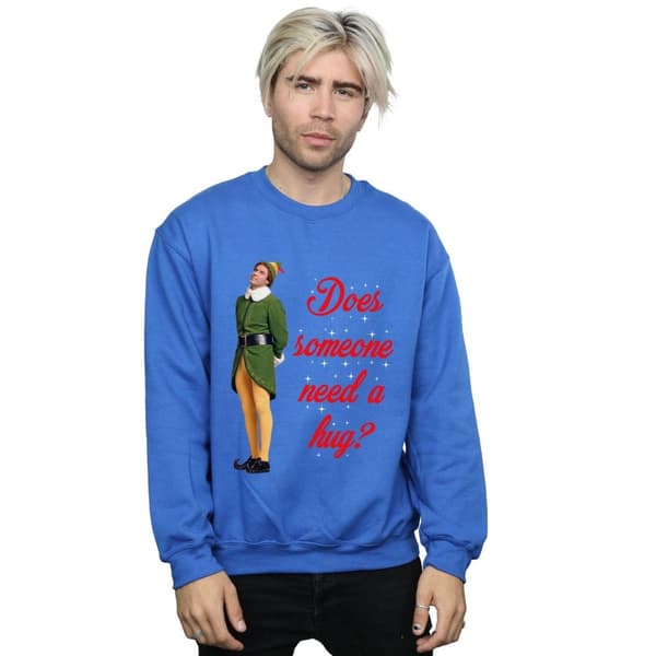 Elf Mens Hug Buddy Sweatshirt