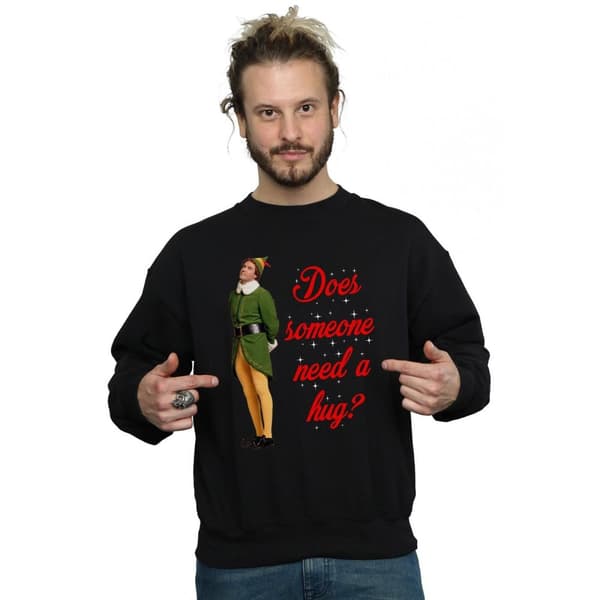 Elf Mens Hug Buddy Sweatshirt