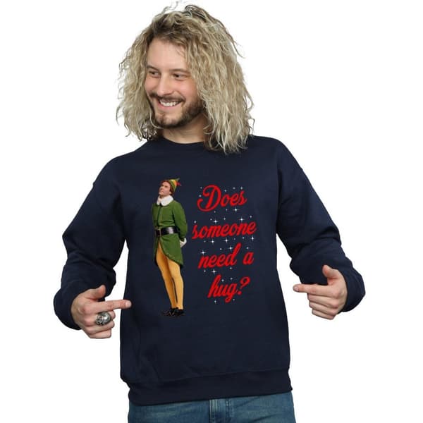 Elf Mens Hug Buddy Sweatshirt
