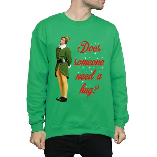 Elf Mens Hug Buddy Sweatshirt