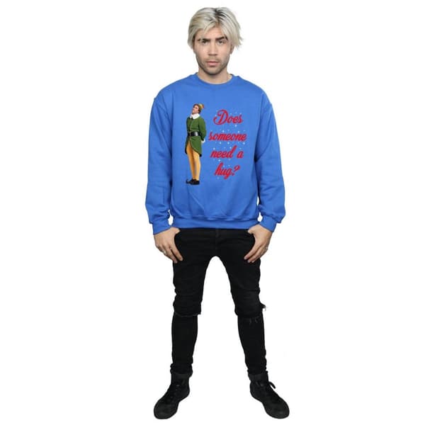 Elf Mens Hug Buddy Sweatshirt