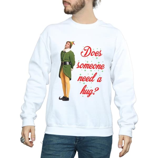 Elf Mens Hug Buddy Sweatshirt
