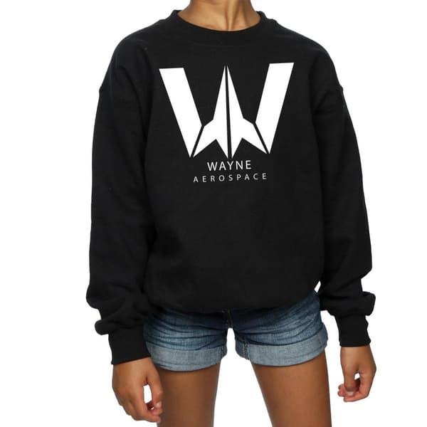 DC Comics Girls Justice League Movie Wayne Aerospace Sweatshirt