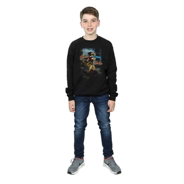 DC Comics Pojkar Wonder Woman Bombshell Cover Sweatshirt