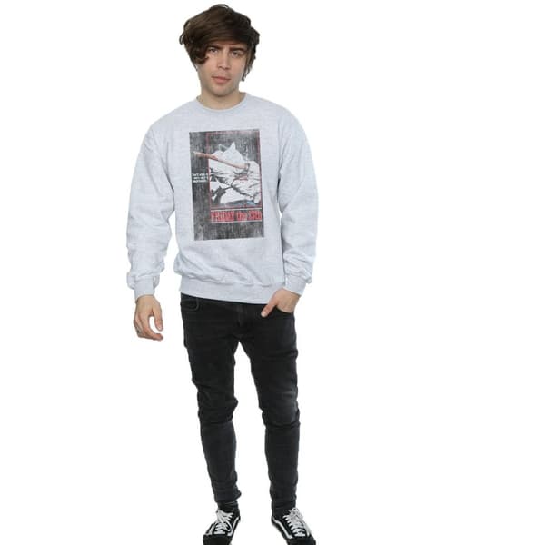 Friday 13th Mens Distressed Axe Poster Sweatshirt