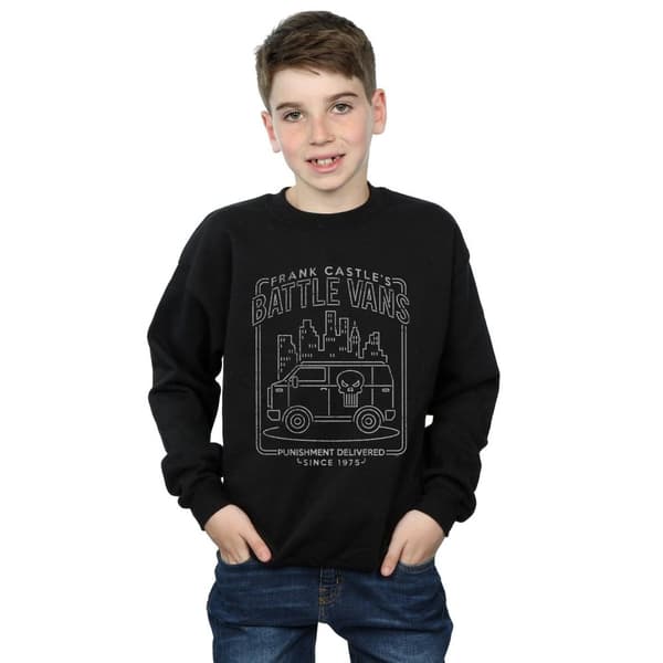 Marvel Boys The Punisher Frank Castle´s Battle Vans Sweatshirt