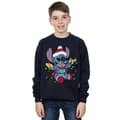 Miniatyrbild 2 av 3: Disney Lilo And Stitch - Sweatshirt med julbelysning för pojkar
