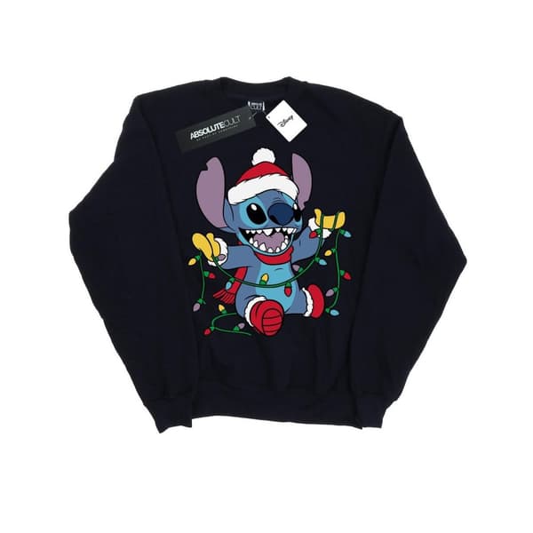 Disney Lilo And Stitch - Sweatshirt med julbelysning för pojkar