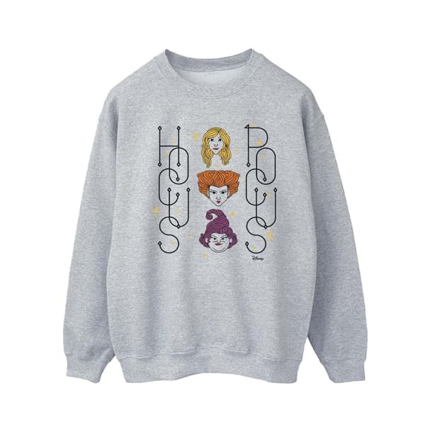 Disney Mens Hocus Pocus Faces Sweatshirt