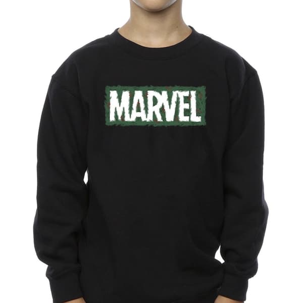 Marvel Pojkar - Sweatshirt med Holly-logga