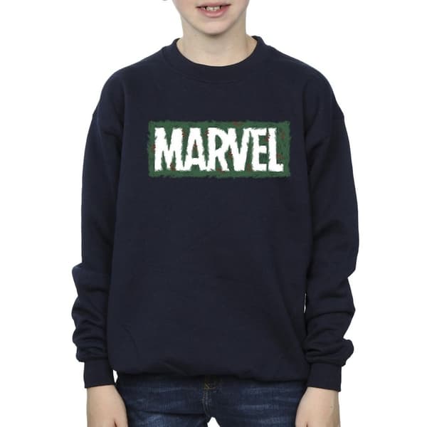 Marvel Pojkar - Sweatshirt med Holly-logga