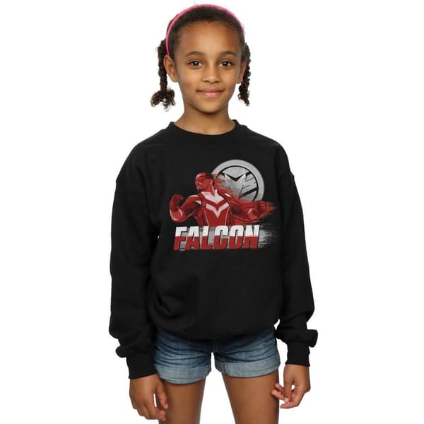 Marvel Girls The Falcon And The Winter Soldier Falcon Red Fury Sweatshirt