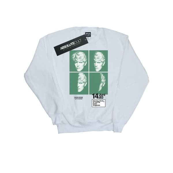 David Bowie Mens 1983 Concert Poster Sweatshirt