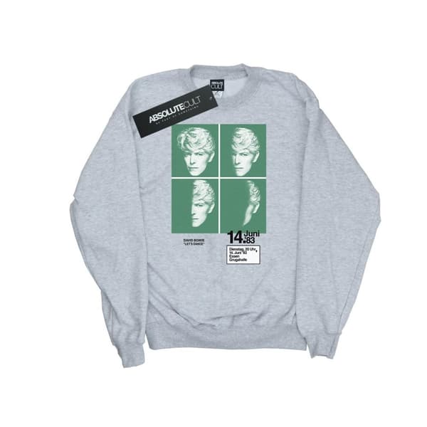 David Bowie Mens 1983 Concert Poster Sweatshirt