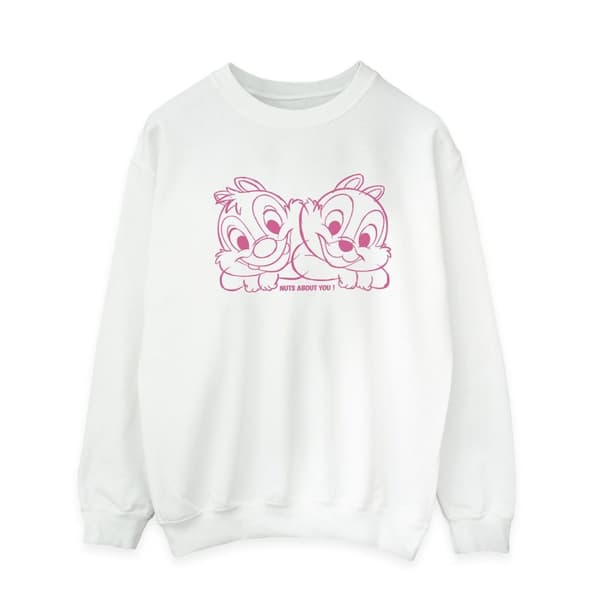Disney Mens Chip ´n´ Dale Nuts About You Sweatshirt