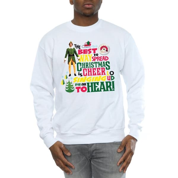 Elf Mens Christmas Cheer Sweatshirt