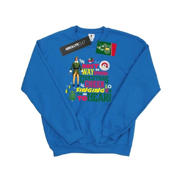 Elf Mens Christmas Cheer Sweatshirt