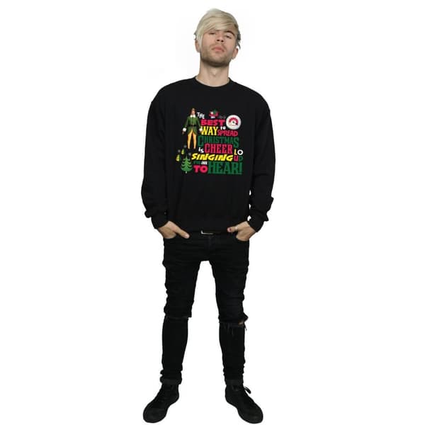 Elf Mens Christmas Cheer Sweatshirt