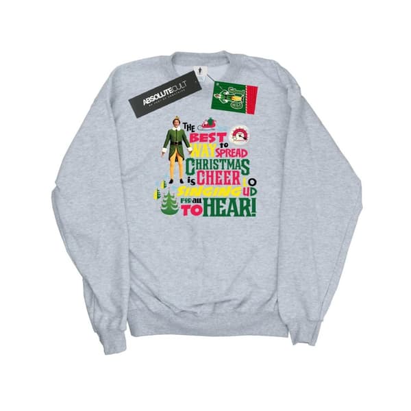 Elf Mens Christmas Cheer Sweatshirt