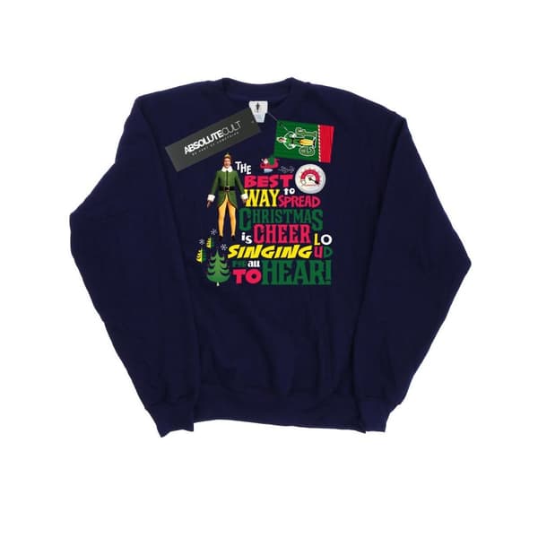 Elf Mens Christmas Cheer Sweatshirt