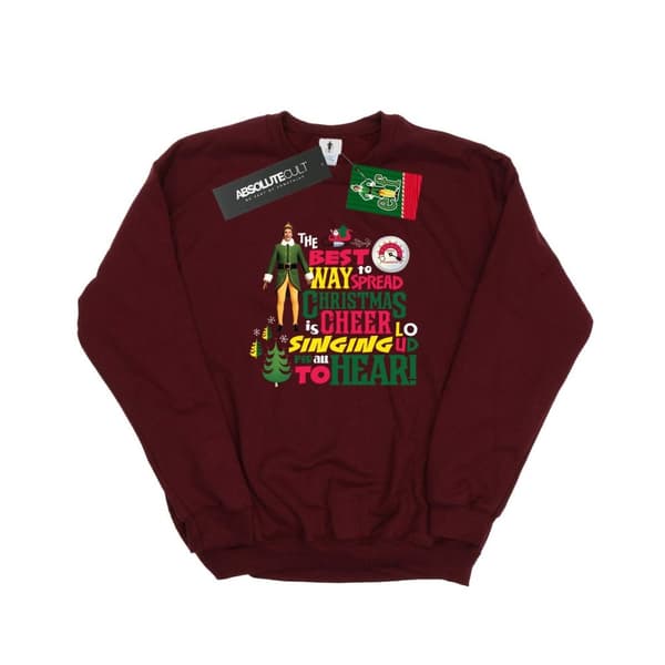 Elf Mens Christmas Cheer Sweatshirt
