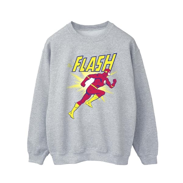 DC Comics Mens The Flash Running Sweatshirt