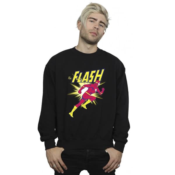 DC Comics Mens The Flash Running Sweatshirt