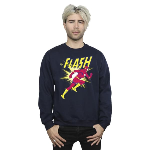 DC Comics Mens The Flash Running Sweatshirt
