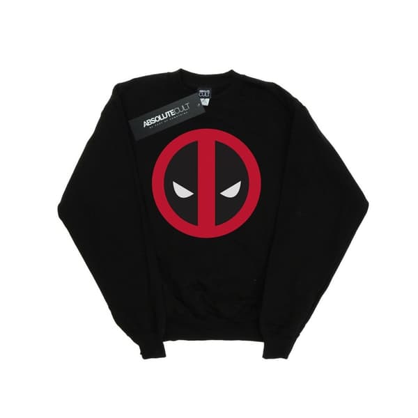Marvel Mens Deadpool Large Clean Logo Sweatshirt