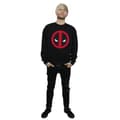 Miniatyrbillede 4 af 5: Marvel Mens Deadpool Large Clean Logo Sweatshirt