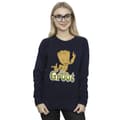 Pikkukuva 2 / 4: Guardians Of The Galaxy Womens/Ladies Groot Dancing Sweatshirt
