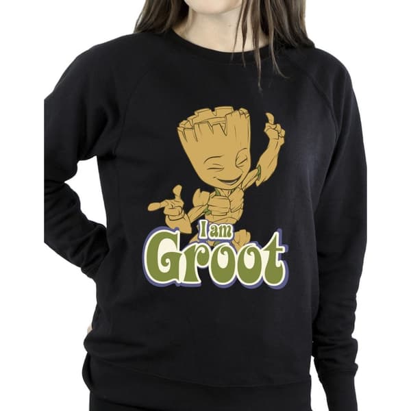 Guardians Of The Galaxy Womens/Ladies Groot Dancing Sweatshirt