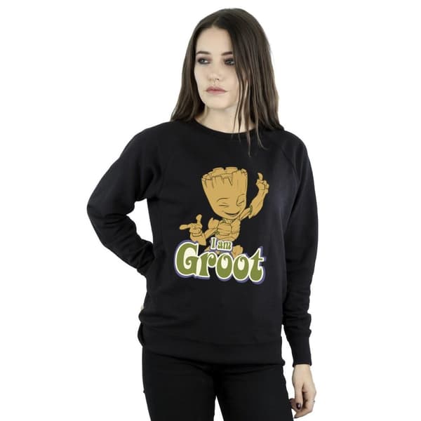 Guardians Of The Galaxy Womens/Ladies Groot Dancing Sweatshirt